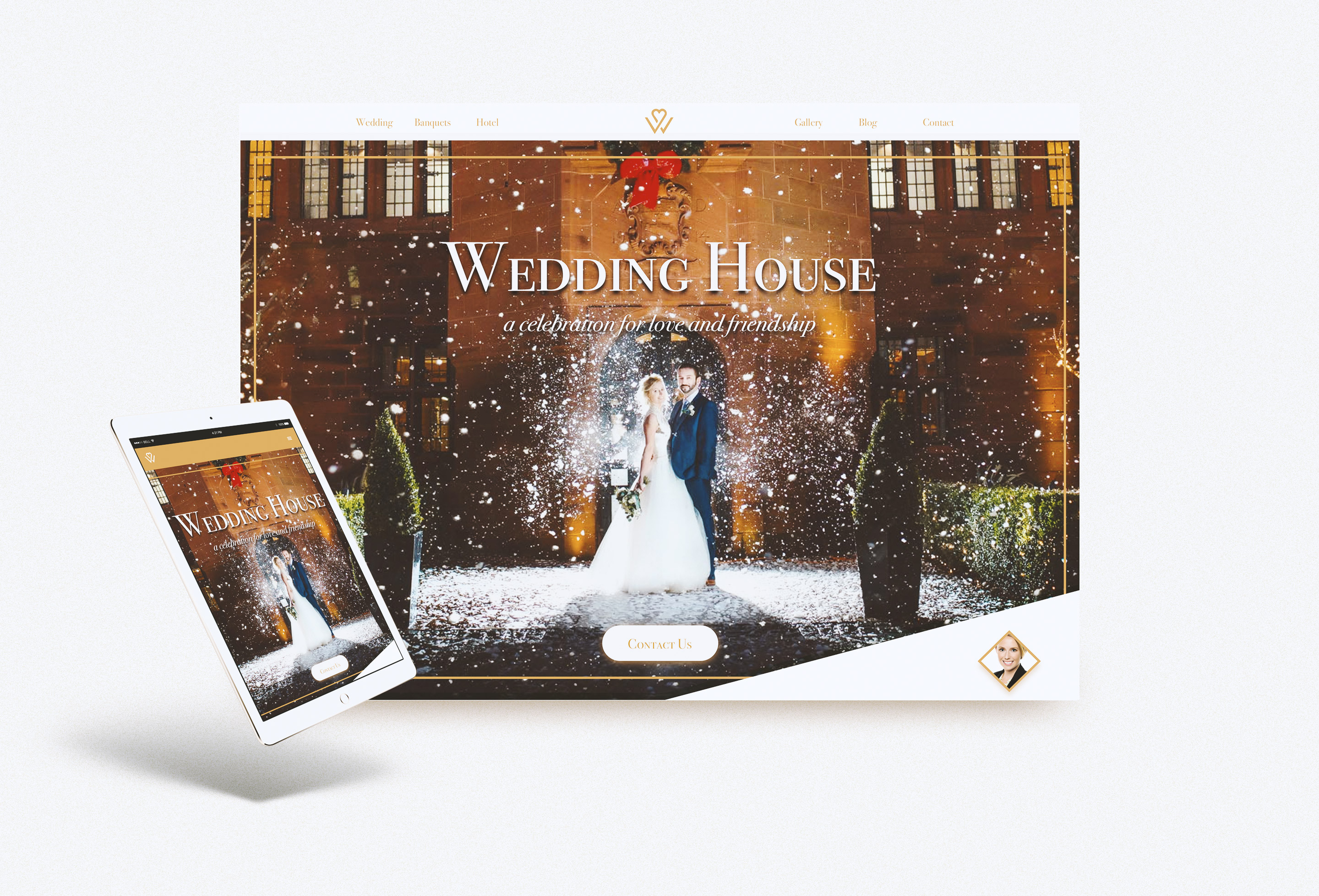 Projekt strony internetowej Domu Weselnego Wedding House